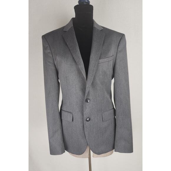 Zara Mens Suit 30/R Gray Two-Button two-piece Trendy corpcore office wedding - Picture 2 of 16